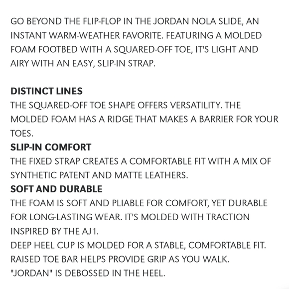 NWT Women's Jordan NOLA Slides - Picture 9 of 10